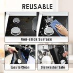 Gas Stove Top Covers - 2 Pack Reusable Liners