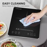 AMZCHEF 1800W Portable Induction Cooktop Burner