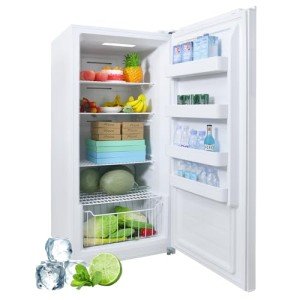 13.8 Cu Ft Convertible Upright Freezer in White
