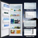 21 Cu. Ft Stainless Steel Upright Freezer