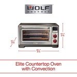 Wolf Gourmet Elite Convection Toaster Oven, Stainless Steel