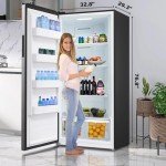 21 Cu. Ft Stainless Steel Upright Freezer
