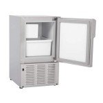 Marine Crescent Ice Maker - 23 lbs - Stainless Steel
