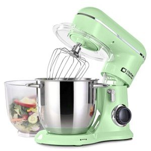 Stand Mixer with Two Bowls and 10 Speeds