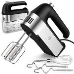 Electric Hand Mixer with Scale Cup and Accessories