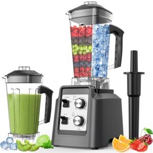 Powerful 1800W Smoothie Blender with 68 oz Pitcher