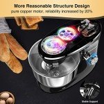 KUCCU 6.5 Qt Stand Mixer with Stainless Steel Bowl