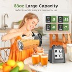 Powerful 1800W Smoothie Blender with 68 oz Pitcher