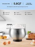 6-Speed Stainless Steel Mixer with Dough Hook