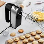 Electric Hand Mixer with Scale Cup and Accessories