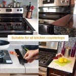 2 Pack Silicone Counter Gap Covers - Heat Resistant