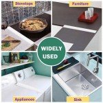 Stove Counter Gap Covers - Set of 2 (White)