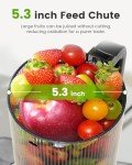 ACOQOOS Cold Press Juicer with Large Feeding Chute
