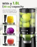 ACOQOOS Cold Press Juicer with Large Feeding Chute