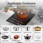 VBGK Portable Single Burner Electric Cooktop