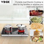 VBGK 12-Inch Electric Cooktop with Knob Control