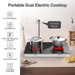 VBGK 12-Inch Electric Cooktop with Knob Control