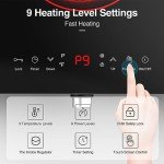 VBGK 12-Inch Electric Cooktop with Knob Control