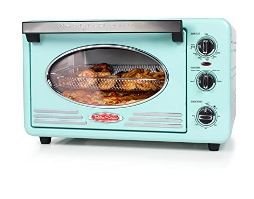 Nostalgia Retro 0.7-Cu. Ft. Toaster Oven - Aqua