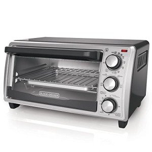 BLACK+DECKER 4-Slice Toaster Oven with Even Toast Technology