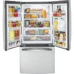 GE 18.6 cu. ft. French Door Refrigerator - Stainless Steel