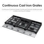 SAMSUNG 30" Stainless Steel Gas Cooktop with 4 Burners