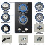 Karinear 2 Burner Gas Cooktop for Home & RV