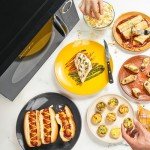Nostalgia Retro Microwave Oven with 12 Presets