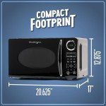 Nostalgia Retro Microwave Oven with 12 Presets