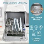 RCA Portable Countertop Dishwasher for Apartments and RVs