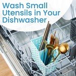 Straw and Chopstick Dishwasher Basket for Easy Cleaning