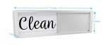 Rustic Clean Dirty Dishwasher Magnet Sign