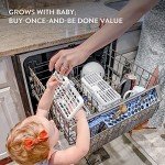 High Capacity 3-in-1 Dishwasher Basket for Baby Bottles