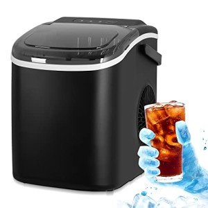 Portable Self-Cleaning Ice Maker for Home & Office