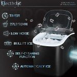 Portable Self-Cleaning Ice Maker for Home & Office