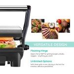 Stainless Steel Non-Stick Panini Press & Grill