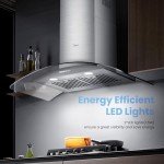 Midea 30-Inch Wall Mount Range Hood - Stainless Steel
