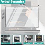 Double Layer Oven Door Glass Replacement Assembly