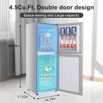 Compact 4.5 Cu. Ft. Mini Fridge with Freezer