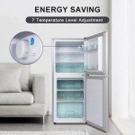 Compact 4.5 Cu. Ft. Mini Fridge with Freezer
