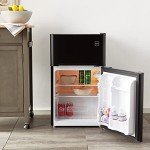 RCA 2-Door Compact Refrigerator/Freezer - 3.2 Cu. Ft