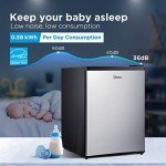 Midea 2.4 Cu. Ft. Stainless Steel Refrigerator