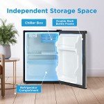 Midea 2.4 Cu. Ft. Stainless Steel Refrigerator