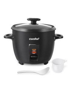 COMFEE' 6-Cup Rice Cooker with Non-Stick Bowl