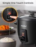 COMFEE' 6-Cup Rice Cooker with Non-Stick Bowl