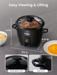 COMFEE' 6-Cup Rice Cooker with Non-Stick Bowl