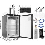 VEVOR Dual Tap Beer Kegerator and Dispenser