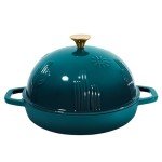 Flavehc Cast Iron Dutch Oven for Bread Baking
