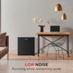 Honeywell 1.6 Cu Ft Compact Mini Fridge - Black