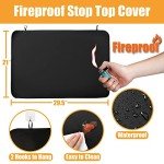 Heat Resistant Electric Stove Top Cover - Black